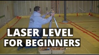 How To Use A Laser Level SelfLeveling Laser Basics [upl. by Hashum]