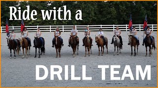 See What its Like to Ride a Drill Team Pattern [upl. by Weinrich]