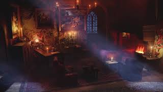 The Wizarding World of Harry Potter Gryffindor Common Room  Ambience amp Music [upl. by Treb911]