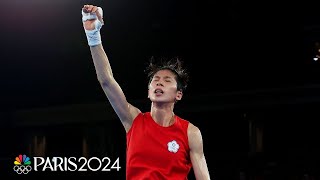 Lin Yuting wins womens featherweight boxing gold for Chinese Taipei  Paris Olympics  NBC Sports [upl. by Delacourt175]