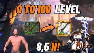 Od 0 do 100 levela T8 naturka w 85h na nowym koncie  Albion Online [upl. by Yramanna]