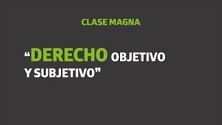 Derecho objetivo y subjetivo aplicación e interpretación de la norma jurídica  UTEL Universidad [upl. by Delores]