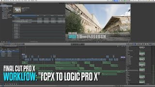 Workflow FCPX to LogicProX and back [upl. by Bibbie]