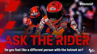 Do MotoGP riders change when the helmet goes on [upl. by Nevetse391]