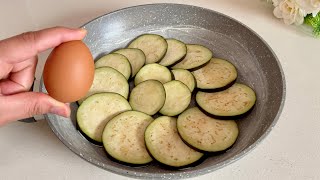 Do you have 1 eggplant and eggs Make this delicious recipe simple and inexpensive  Asmr  220 [upl. by Lowney398]