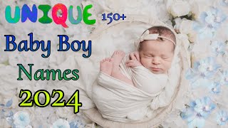 Unique Baby Boy Names  Modern and Unique baby boy names  2024 New baby boy names [upl. by Yablon]