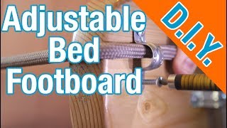 How To Create A Custom Footboard For An Adjustable Bed [upl. by Pressey]