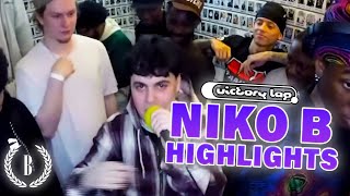 Victory Lap x RTW Niko B Freestyle LIVE Highlights [upl. by Fachanan]