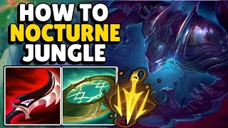 This is how to play Lethality Nocturne Jungle in Season 13 amp CARRY  Best BuildRunes [upl. by Kopaz]