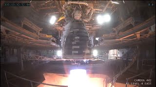 Hotfire See an Artemis moon rocket engine gimbal in latest test [upl. by Outhe]