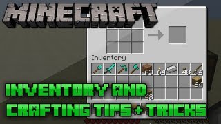 Minecraft Inventory amp Crafting TechniquesTips  15 [upl. by Etnovahs]