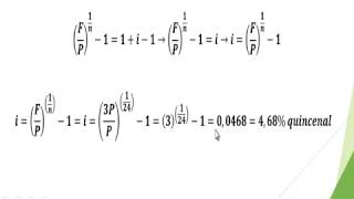 57 Se desea triplicar un capital en un año Si la capitalización se lleva a cabo cada quincena [upl. by Gran639]
