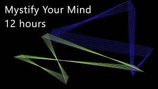 Mystify Your Mind  Classic Screensaver 12 hours [upl. by Doersten]