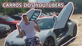 CARROS DOS YOUTUBERS 2018 ATUALIZADO  CVBR 537 [upl. by Iznek]