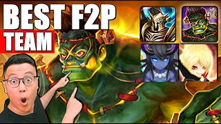 2A Living Armor amp Frankenstein Best F2P Farming Teams  Summoners War [upl. by Dublin]