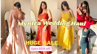 Myntra Wedding Haul 😍 best lehenga kurta Coord Sets Under Rs2000  Myntra Haul  Sakshi Yadav [upl. by Tristam]