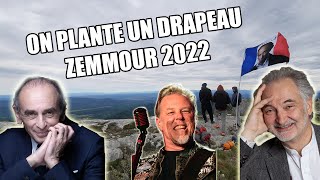 On plante un drapeau ERIC ZEMMOUR au sommet de la Sainte Baume [upl. by Ovatsug887]