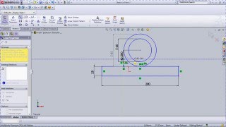 Lesson3 Solid works tutorials Beginners Bearing block Design methods [upl. by Elraet]