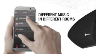 DENON Meet the HEOS 3 wireless multiroom speaker [upl. by Asselam]