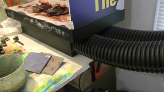 Modifying 30 Artograph Airbrush BOOTH  AIR FLOW [upl. by Curtis]