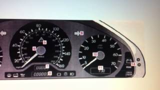 Mercedes C Class W202 Dashboard Warning Lights amp Symbols  What They Mean [upl. by Alfie]