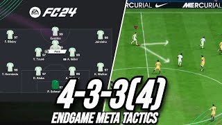 ENDGAME Best Meta 4334 Custom Tactics EA FC 24 [upl. by Greiner]