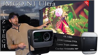 JMGO N1 ULTRA INCROYABLE projecteur Triple LASER 4K  Puissant et Rapide [upl. by Yobybab]