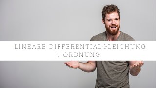 Lineare Differentialgleichung DGL 1 Ordnung  Einfach erklärt [upl. by Oiuqise]