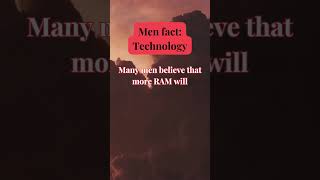 Men Fact Technology shortsfeed fypyoutube menfacts [upl. by Naihs]