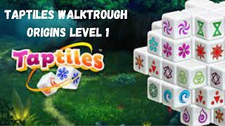 Taptiles Walkthrough Origins Level 1 [upl. by Belle815]