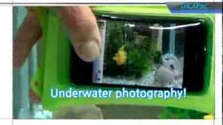 DiCAPac How to use waterproof case [upl. by Ruomyes]