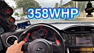 SUBARU BRZ 358WHP  Acceleration 1jz vvti engine [upl. by Hwu]