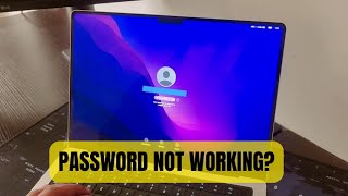 Macbook Not Accepting Password  reset password [upl. by Bish]