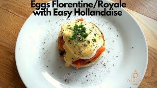 Eggs Florentine Royale  With Easy Hollandaise [upl. by Araihc]