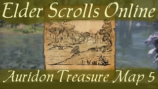 Auridon Treasure Map 5 Elder Scrolls Online [upl. by Zelde]