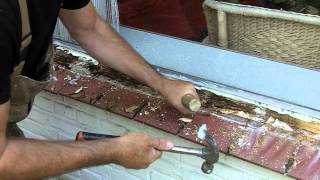 Timmertip 105 Foute oude houtrot reparatierepair rotting wood [upl. by Sseb]