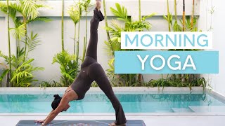 15 MIN MORNING YOGA FLOW  Wake Up amp Feel Energised [upl. by Ynamrej]