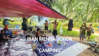 Iban Sarawak CAMPING bebala mayuh ba Kampung Galau Gunung Belumut 🇲🇾 [upl. by Aritak]