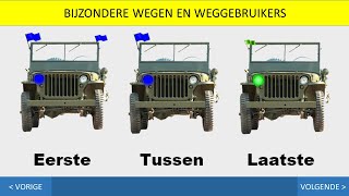 Autotheorie  Inzichtvragen  Tram  Lijnbus  Militaire colonne  Uitvaartstoet  Autobus [upl. by Ellednahs]