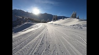 Ski Megève 2019 30cm de poudreuse [upl. by Esahc323]