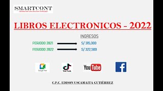 OBLIGADOS A PRESENTAR LIBROS ELECTRONICOS  2022 SUNAT [upl. by Melgar]