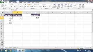 Calculate Percentage Increase Formula in Excel [upl. by Labinnah]