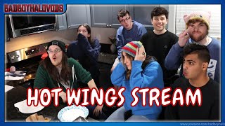 HOT WINGS STREAM WITH EVERYONE AT DREAM TEAM HOUSE [upl. by Frum]