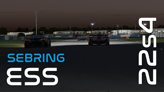 iRacing  ESS Audi R18  Sebring  2022 S4w11 2 [upl. by Stephan]