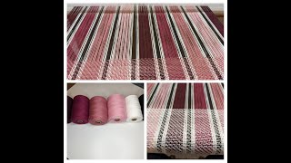 Part 1 Detailed look at weaving twill with 2 heddles on Rigid Heddle Loom [upl. by Nosnorb]