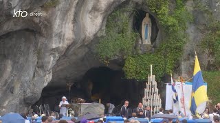 Messe de 10h à Lourdes du 1er août 2024 [upl. by Risley581]