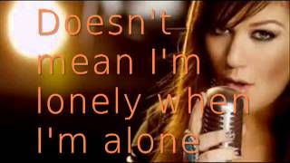 Kelly Clarkson  stronger Lyrics [upl. by Lumpkin]