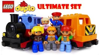 LEGO Duplo My First Train Set and Deluxe Train Set [upl. by Eusadnilem]