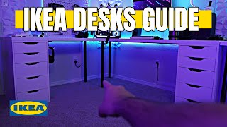 Building the Ultimate Budget Gaming Desk IKEA DESKS GUIDE [upl. by Siegler23]