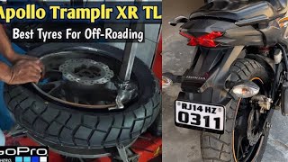 Aaj Tyre change karne wale ne disk break kharab kar diye Apollo dual ￼offroadonroad tyre [upl. by Cioban698]